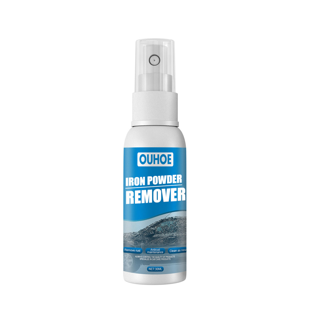 OUHOE Rust Removal Spray for Cars – Powerful Rust & Stain Remover, Car Cleaning Solution for Removing Rust, Dirt & Grime – Easy Spray & Wipe Formula
